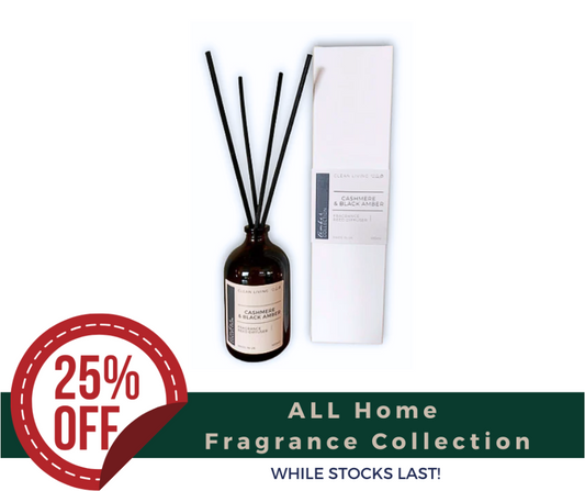 100ml Amber Apothecary Reed Kit with Cashmere & Black Amber Fragrance