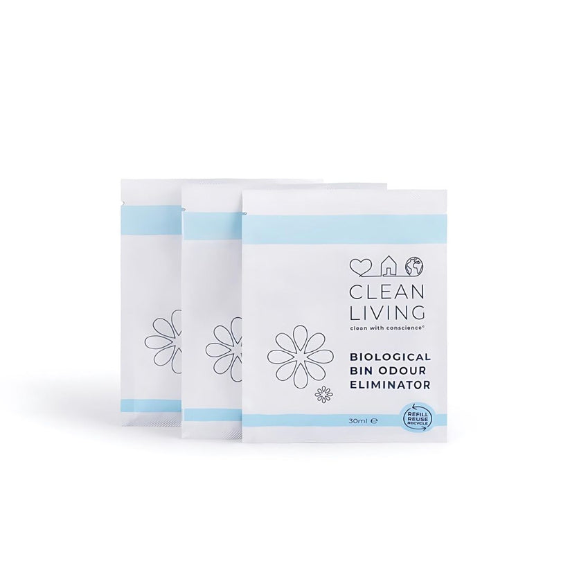 Biological Bin Odour Eliminator Refill Sachet (Pack Of 3) Clean