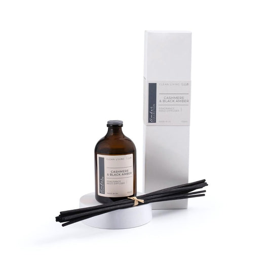 100ml Amber Apothecary Reed Kit with Cashmere & Black Amber Fragrance